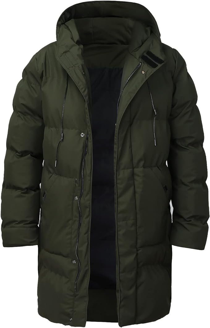 Hooded Puffer Jacket for Men