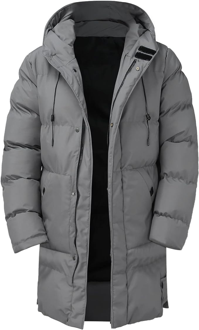 Hooded Puffer Jacket for Men