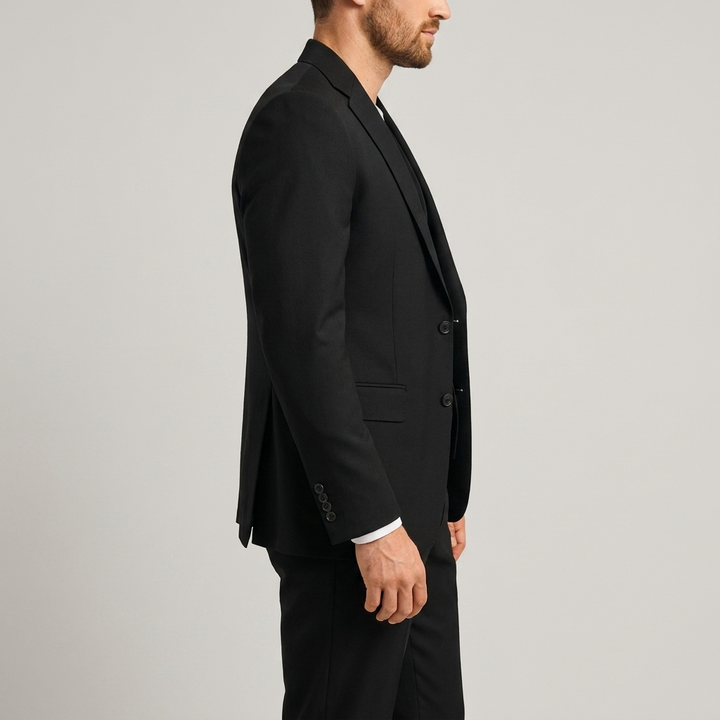Custom three-piece suit for men