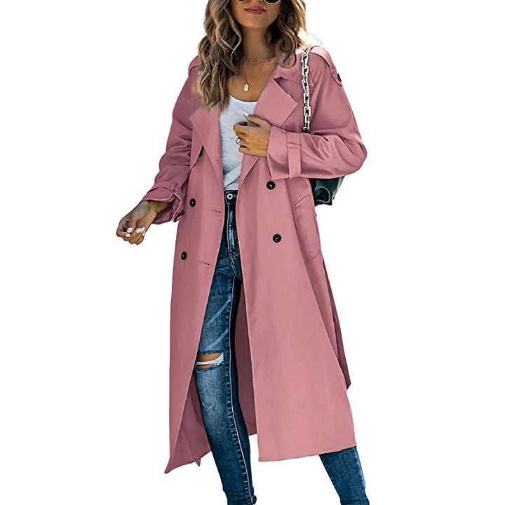 Long trench coat for women