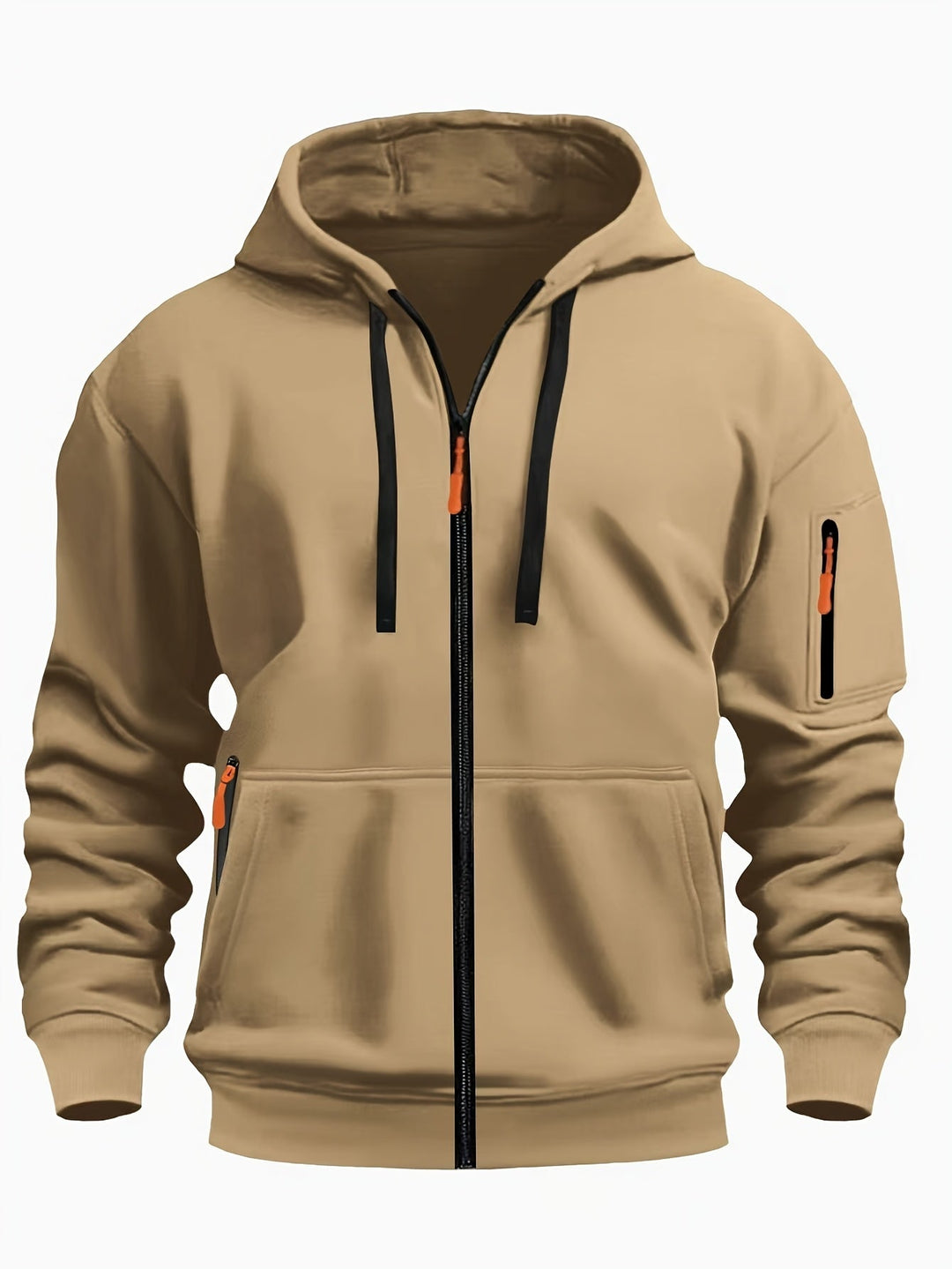 Men's zip-up hoodie