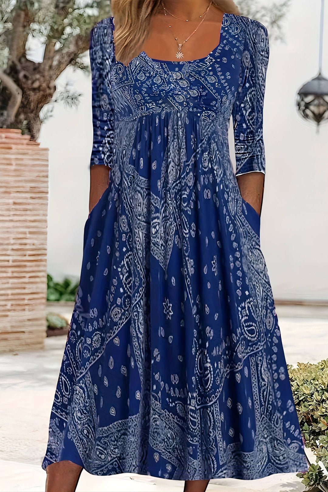 Classic Midi Dress for Women