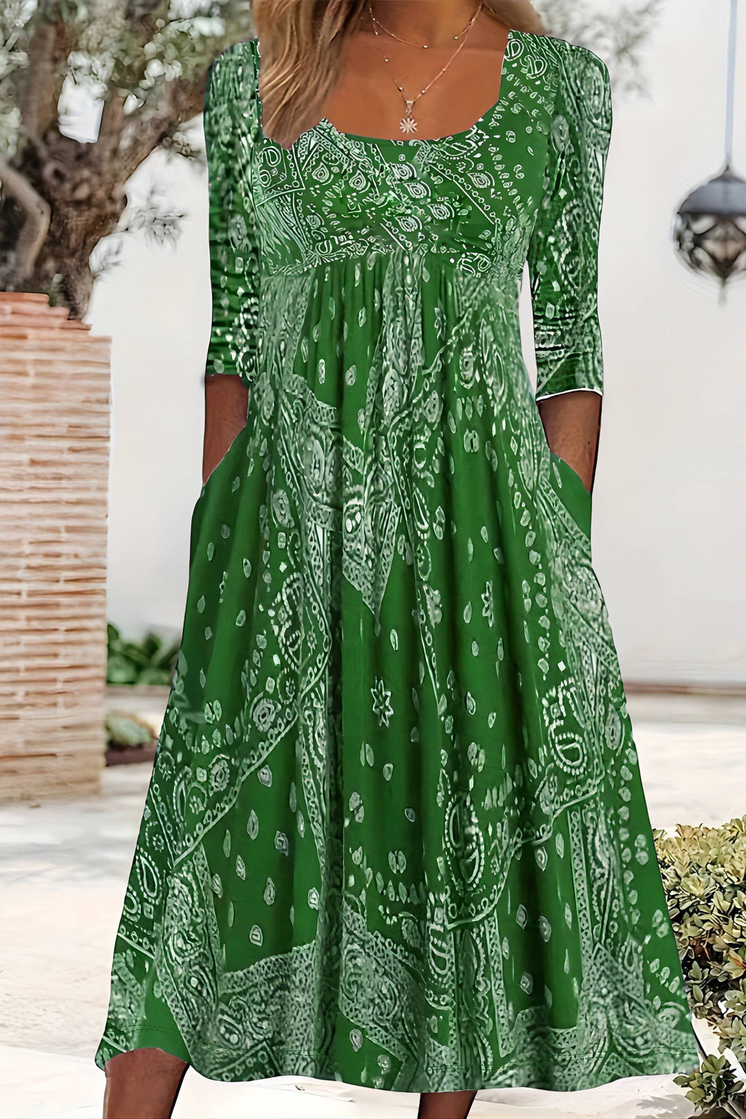 Classic Midi Dress for Women