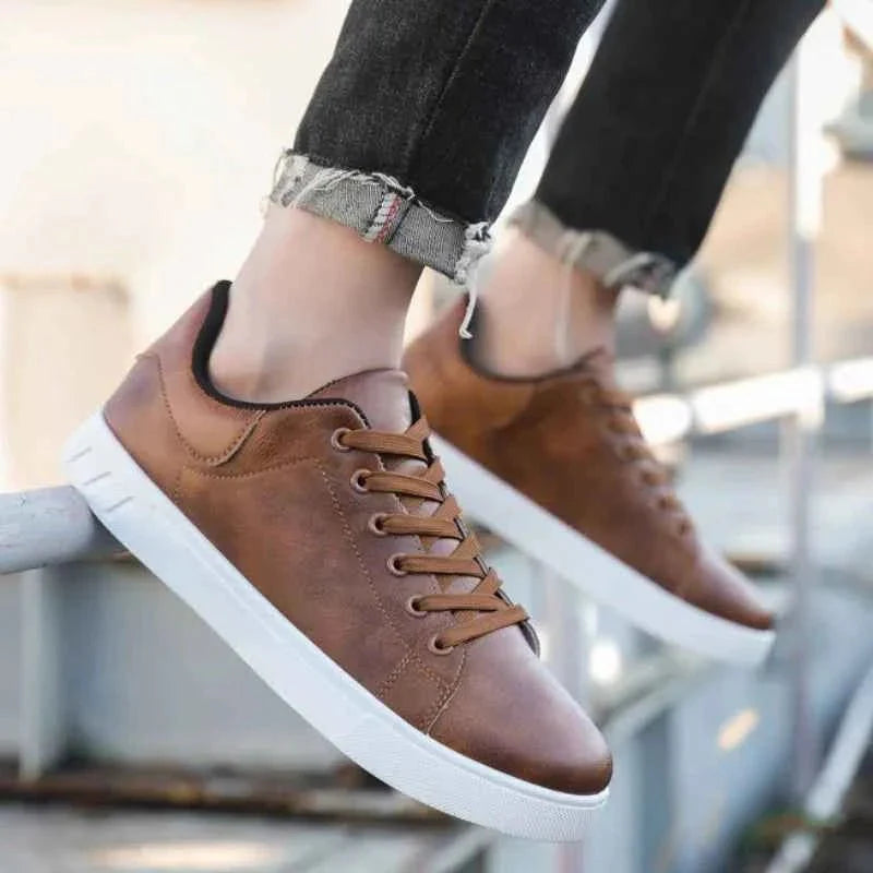 Komfort Sneakers I Kunstlæder Dame