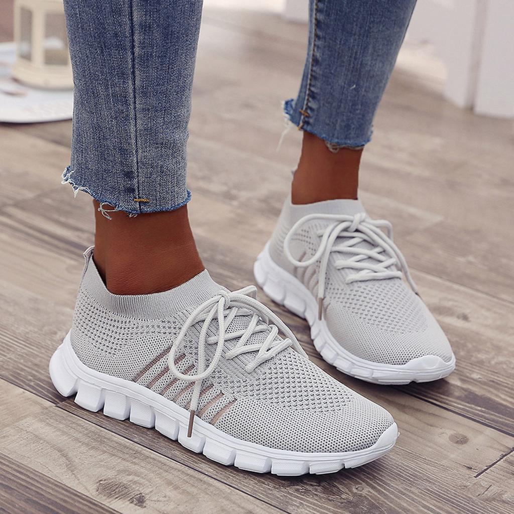 Letvægts Net Sneakers Til Dame