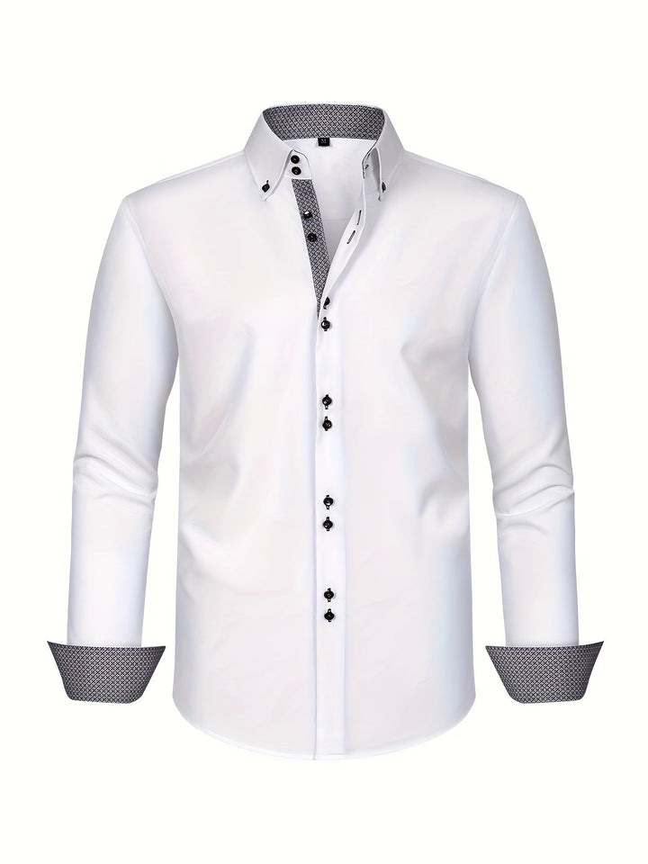 Men's Shirt With Long Sleeves