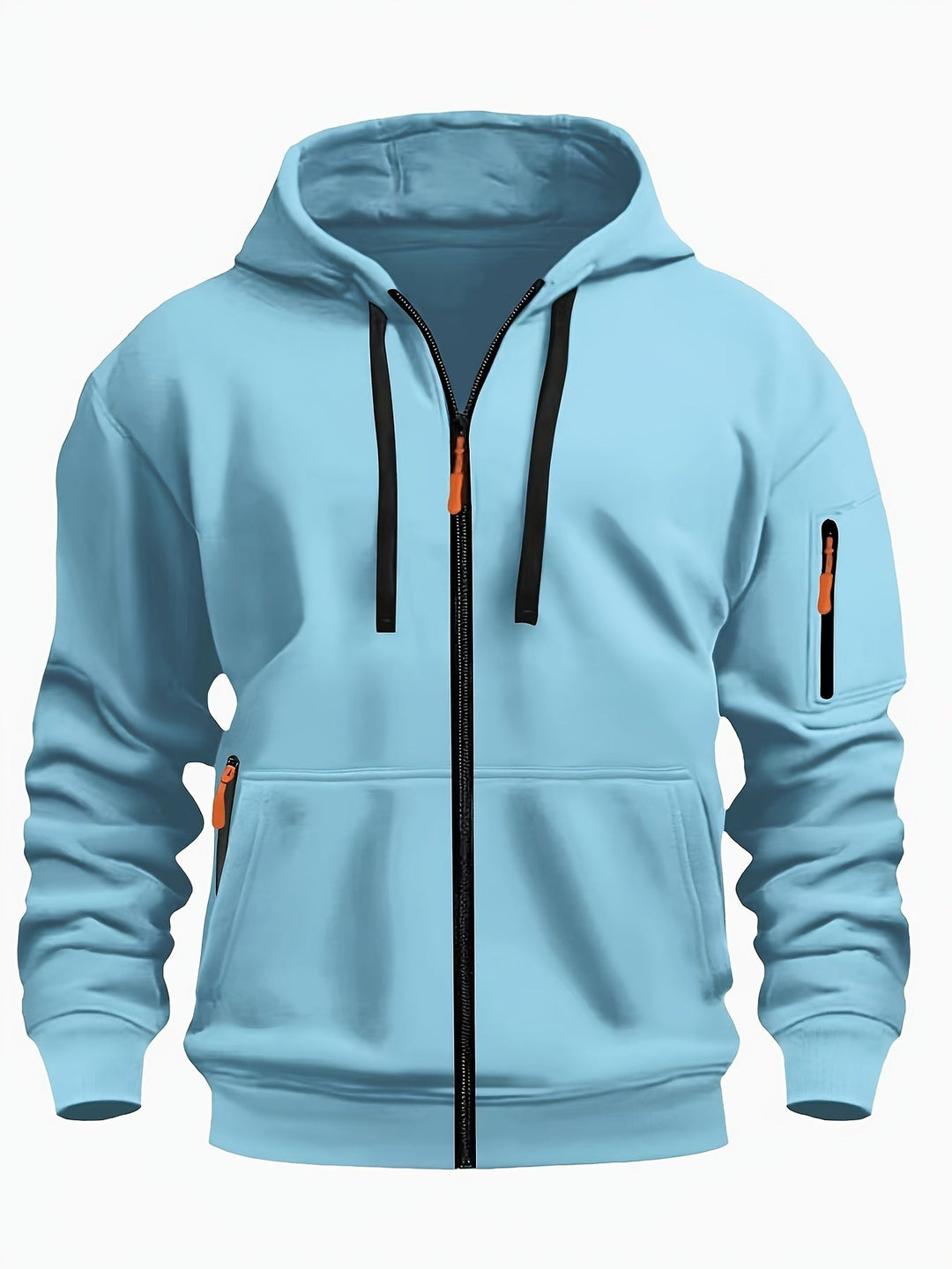 Men's zip-up hoodie