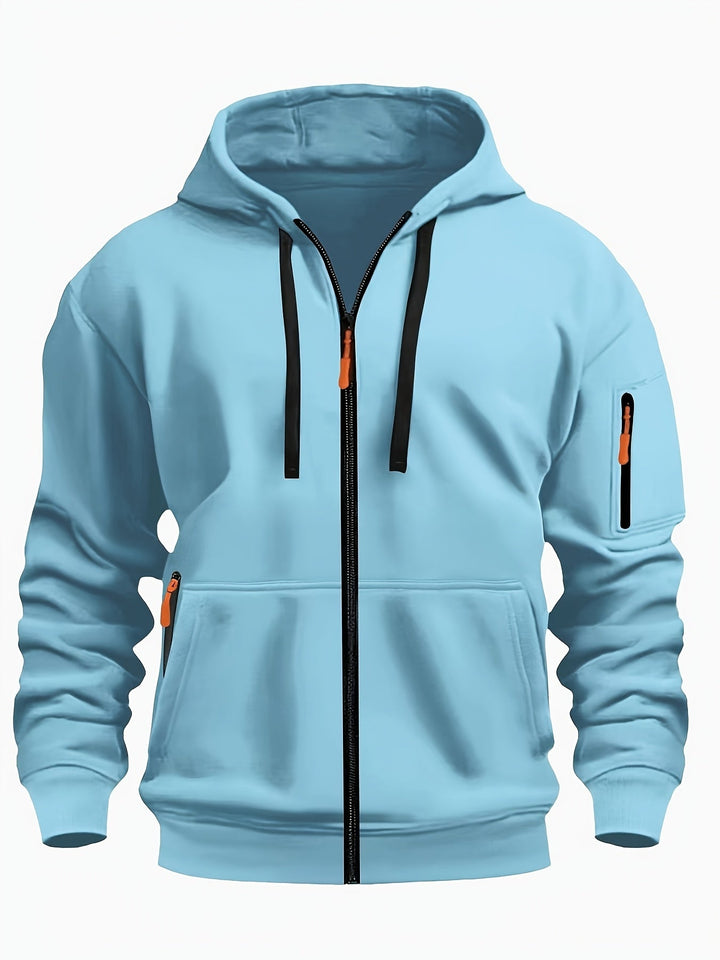 Men's zip-up hoodie