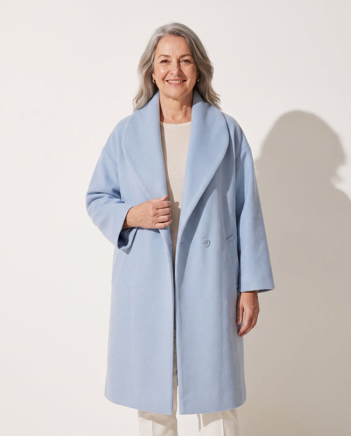 Long oversized coat for women