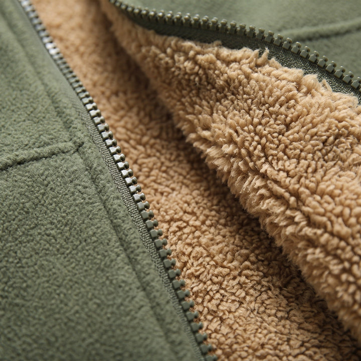 Lambswool Hooded Jacket for Men