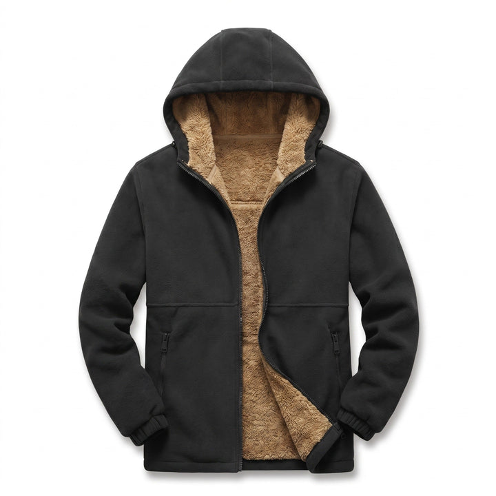 Lambswool Hooded Jacket for Men