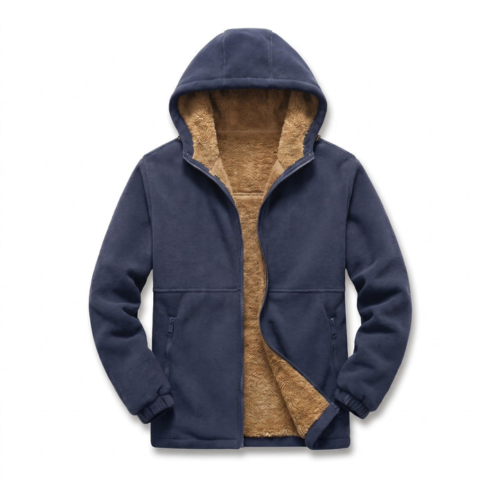 Lambswool Hooded Jacket for Men