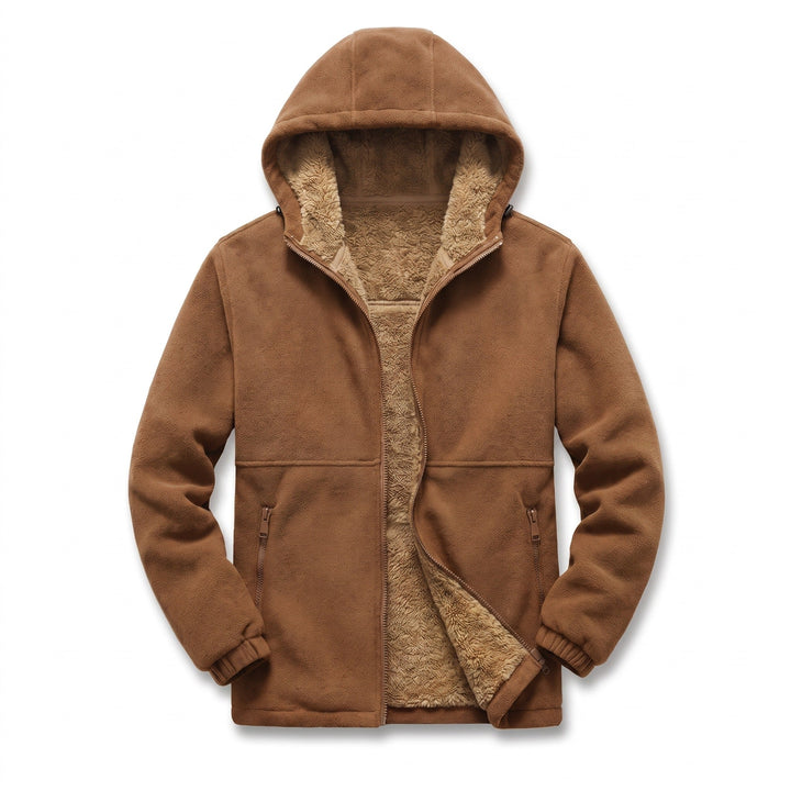 Lambswool Hooded Jacket for Men
