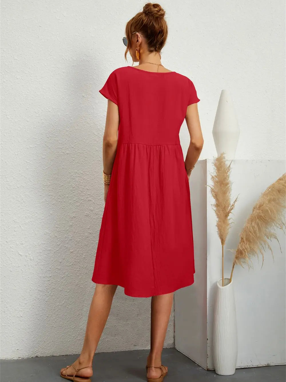 A-line Midi Dress for Women