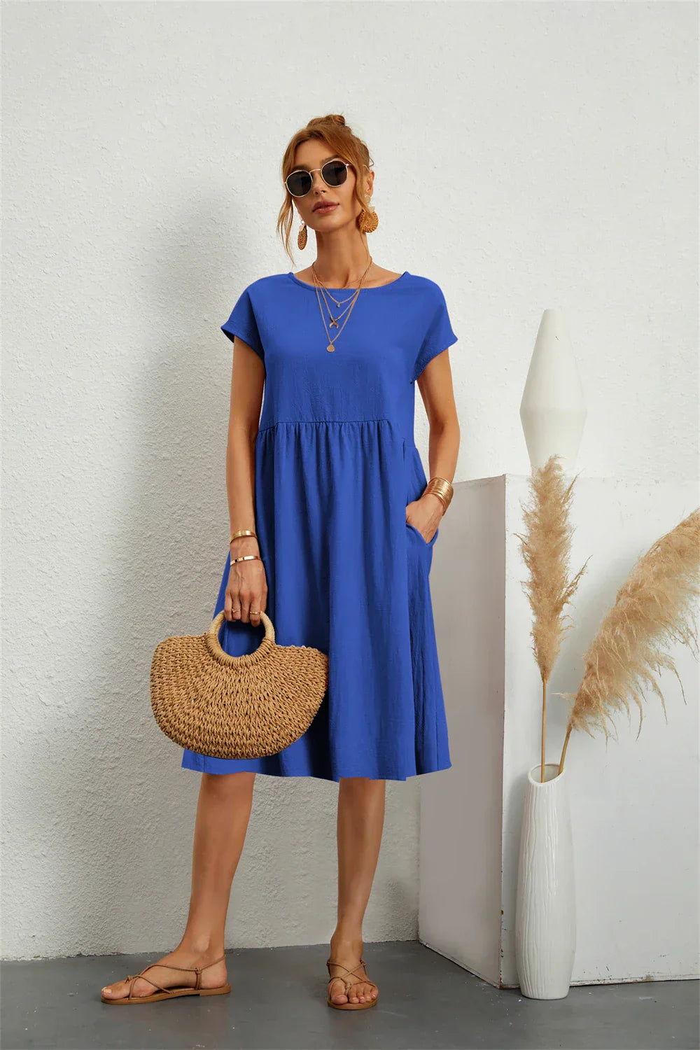 A-line Midi Dress for Women