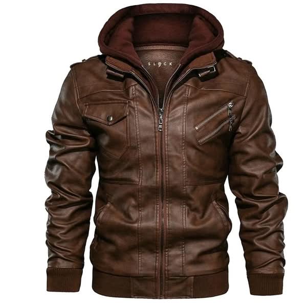 Leather jacket for men