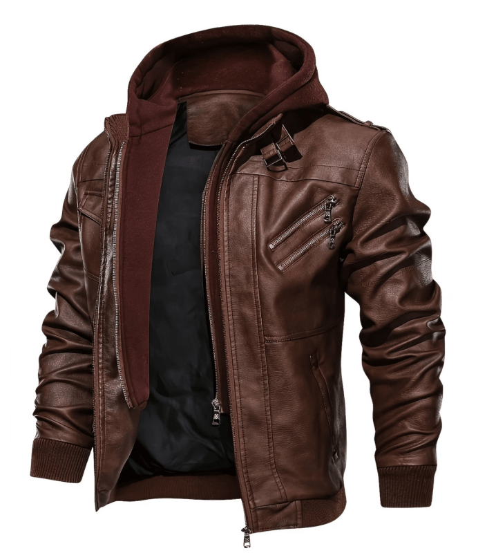Leather jacket for men