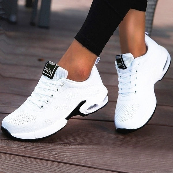 Åndbare Sneakers Med Snørebånd