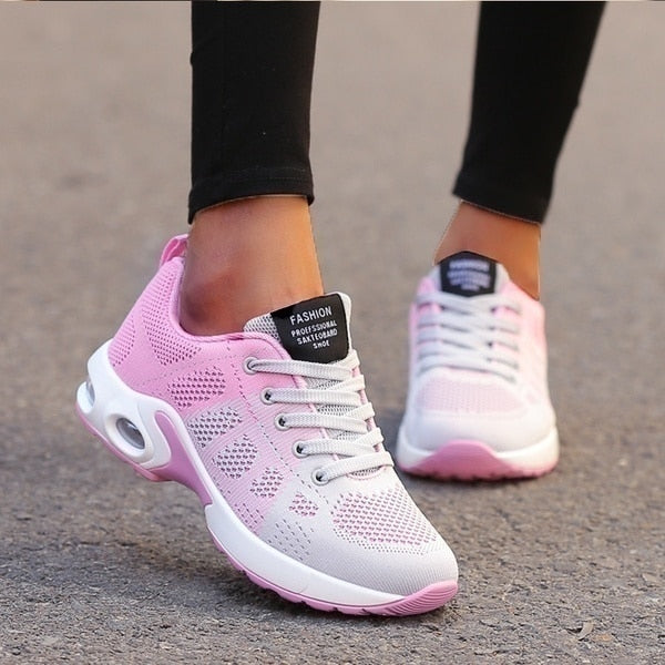 Åndbare Sneakers Med Snørebånd