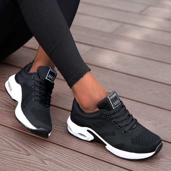 Åndbare Sneakers Med Snørebånd