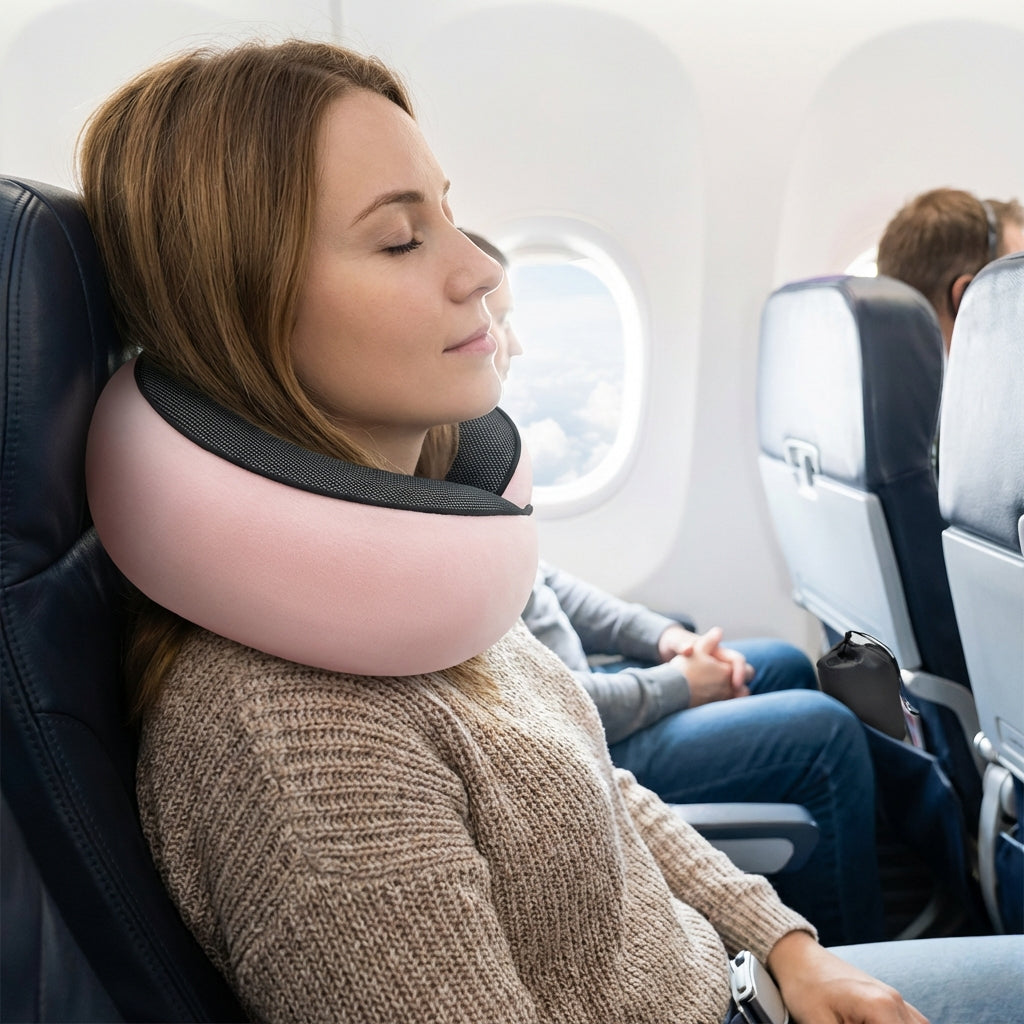 Ergonomisk Rejsepude Med Memory Skum