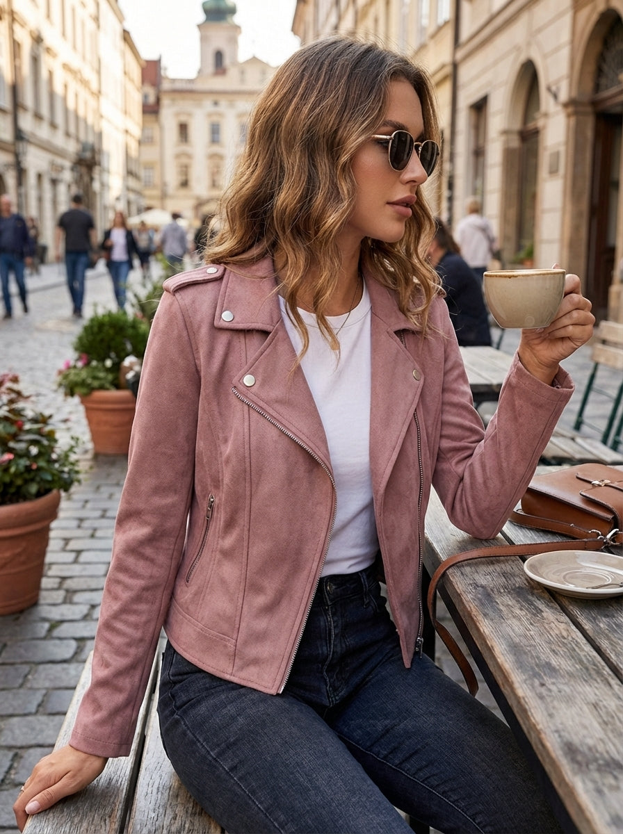 Motorcycle jacket for women