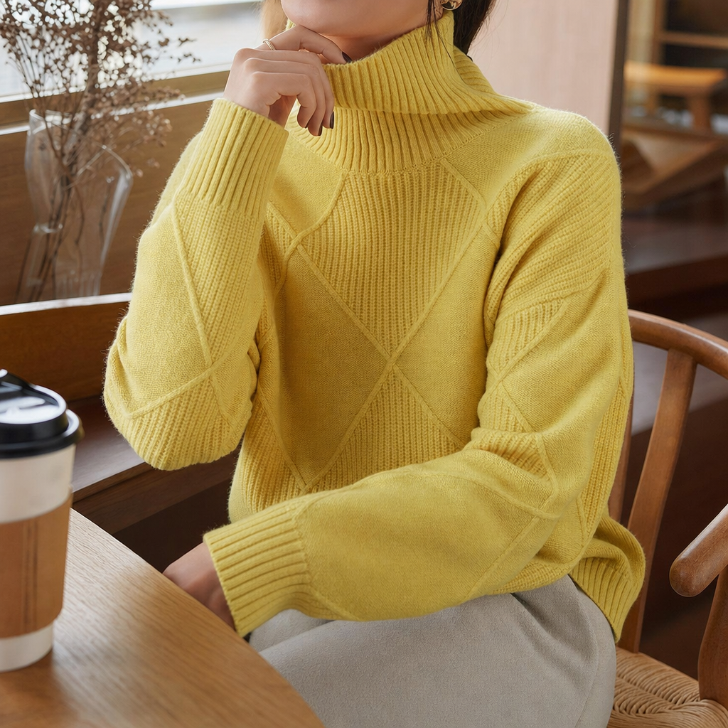 Women's Turtleneck Knit Sweater