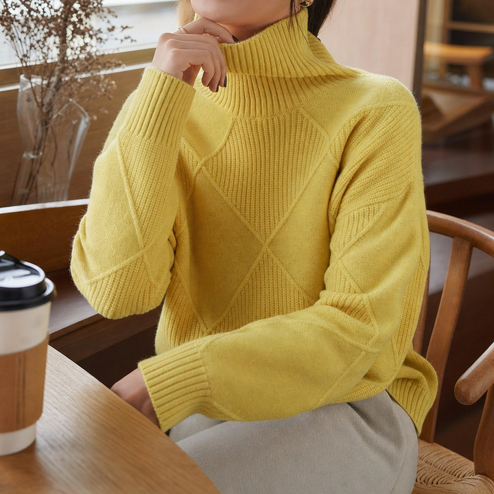 Women's Turtleneck Knit Sweater