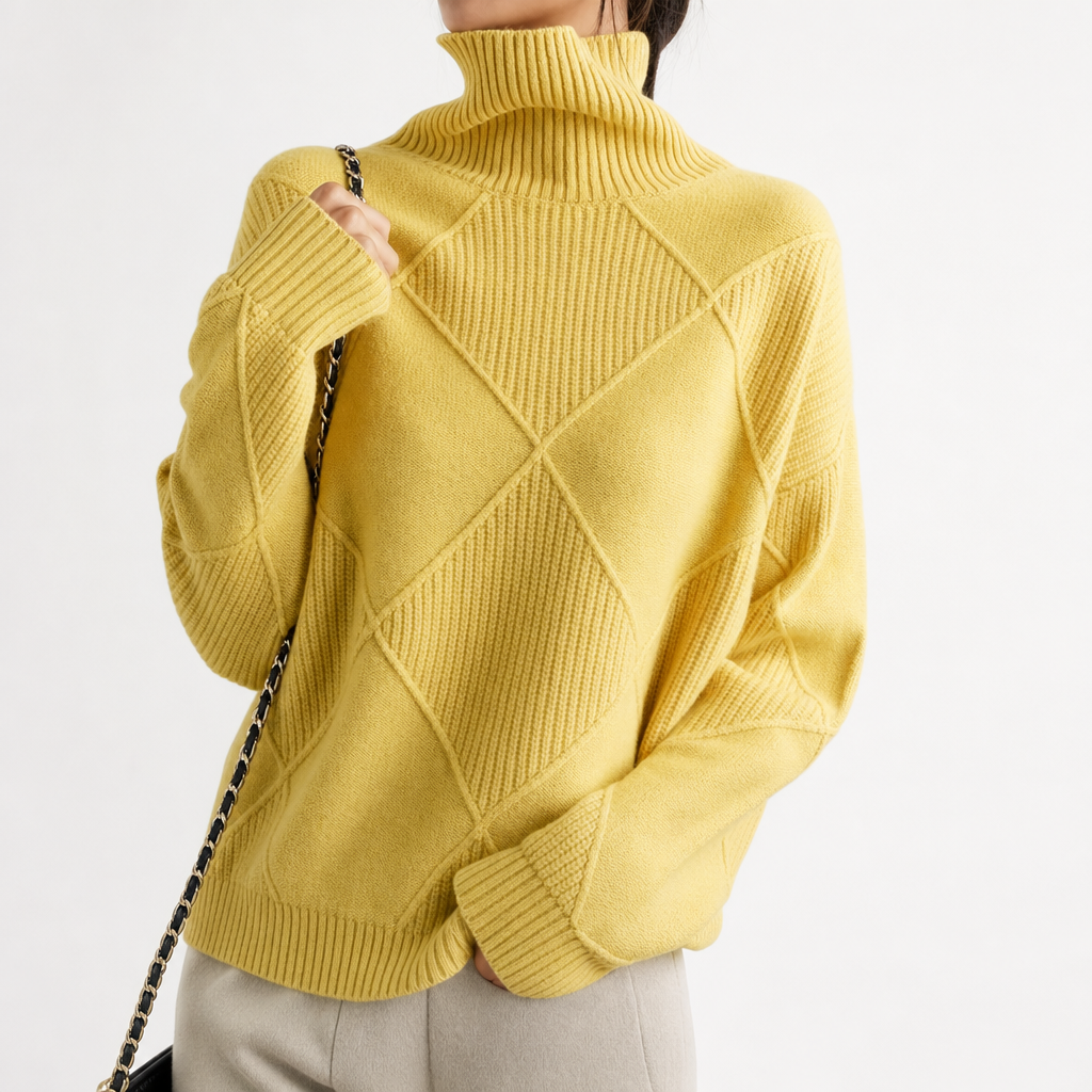 Women's Turtleneck Knit Sweater