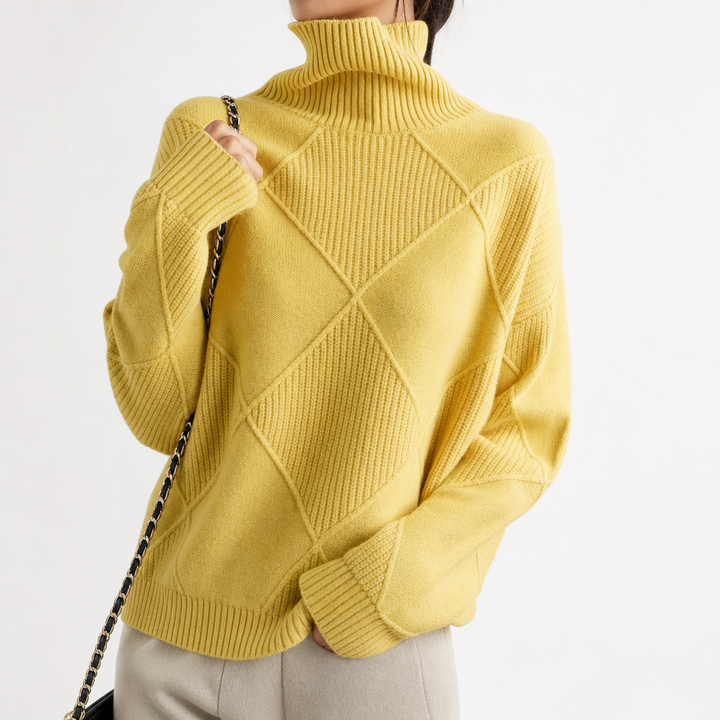 Women's Turtleneck Knit Sweater