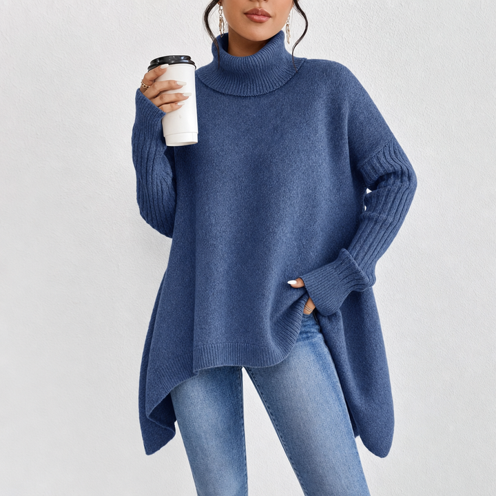 Oversized Turtleneck Sweater for Women