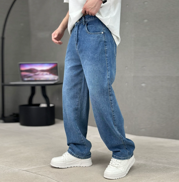 Vintage Herrejeans Med Tapered Ben