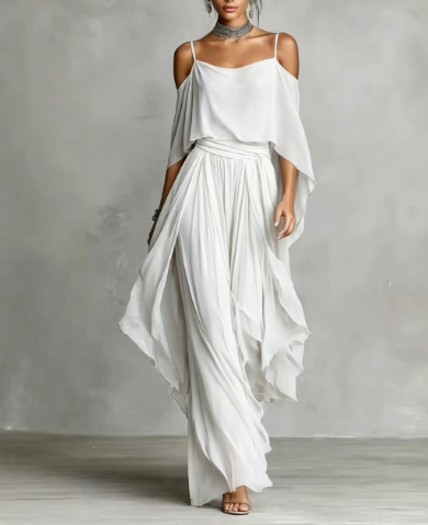 Layered Two-Piece Set for Women