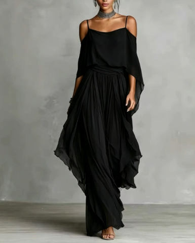 Layered Two-Piece Set for Women