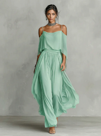 Layered Two-Piece Set for Women