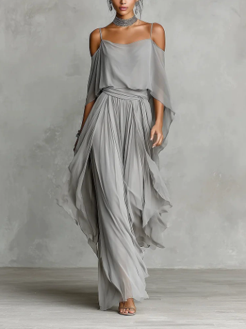 Layered Two-Piece Set for Women
