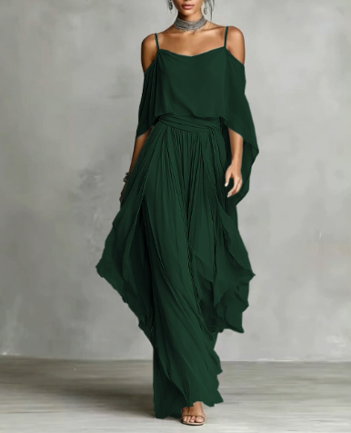 Layered Two-Piece Set for Women