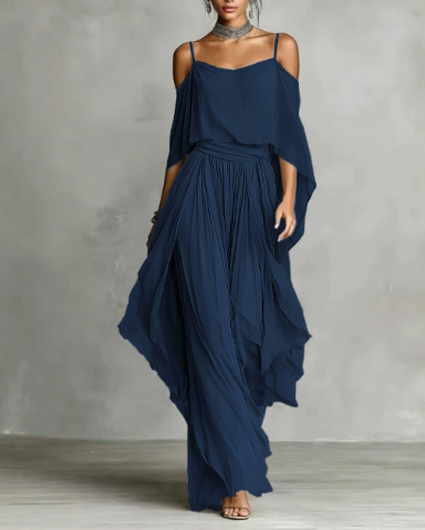 Layered Two-Piece Set for Women
