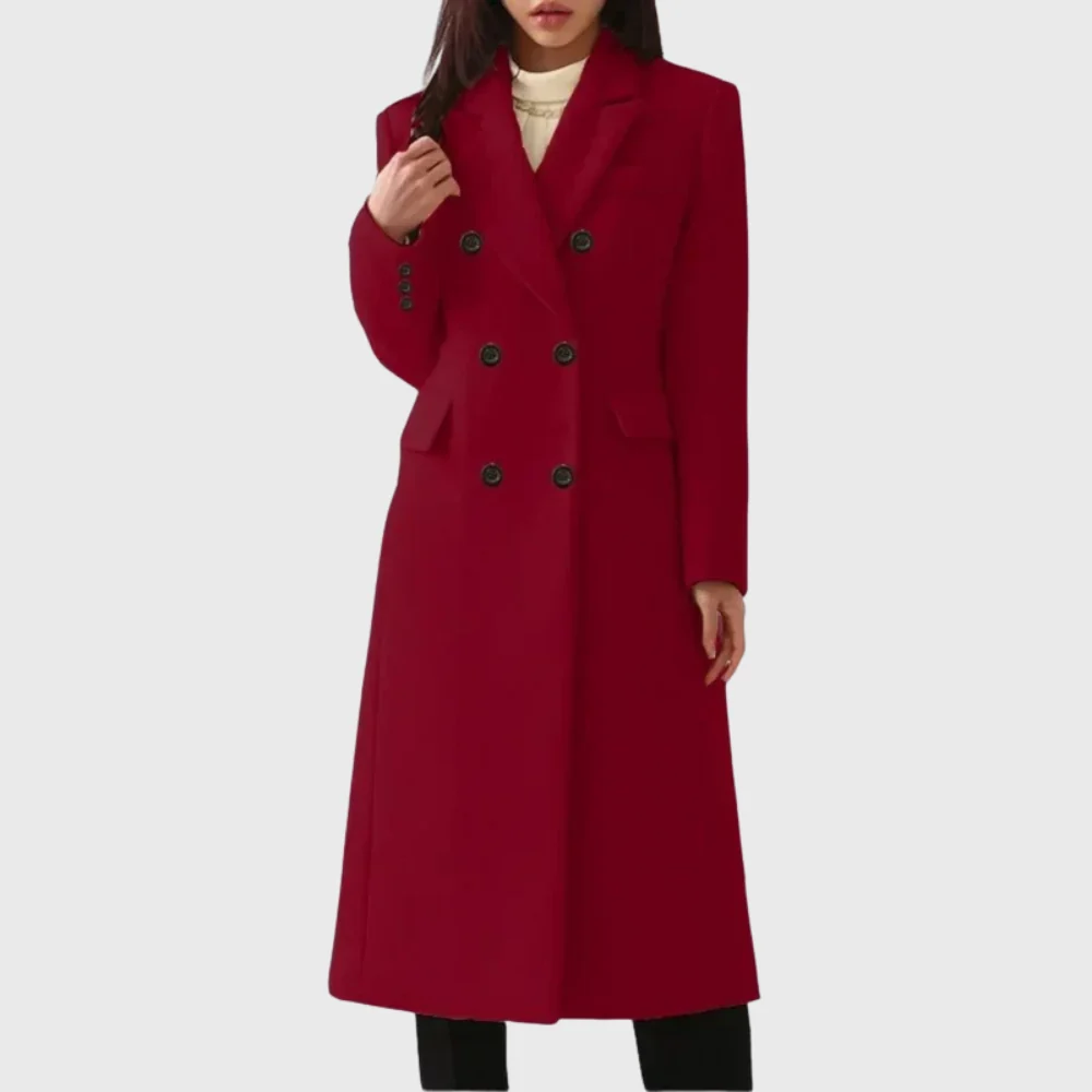 Classic wool coat for women