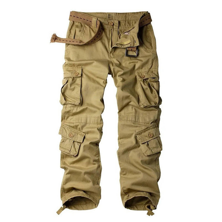 Camouflage Cargo Trousers with Multiple Pockets for Men