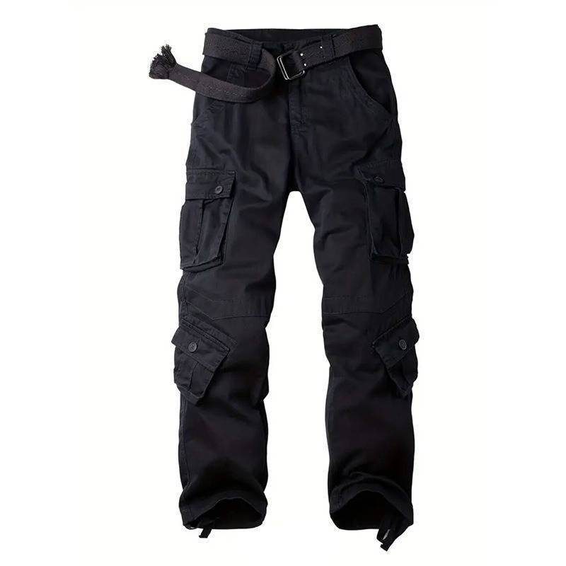 Camouflage Cargo Trousers with Multiple Pockets for Men