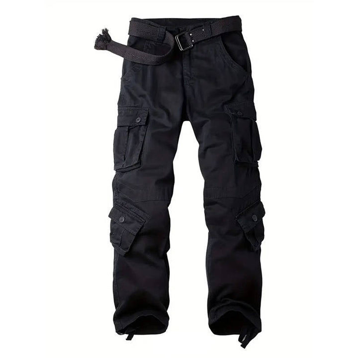 Camouflage Cargo Trousers with Multiple Pockets for Men