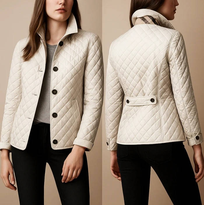 Lightweight quilted jacket for women