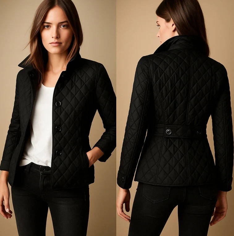 Lightweight quilted jacket for women