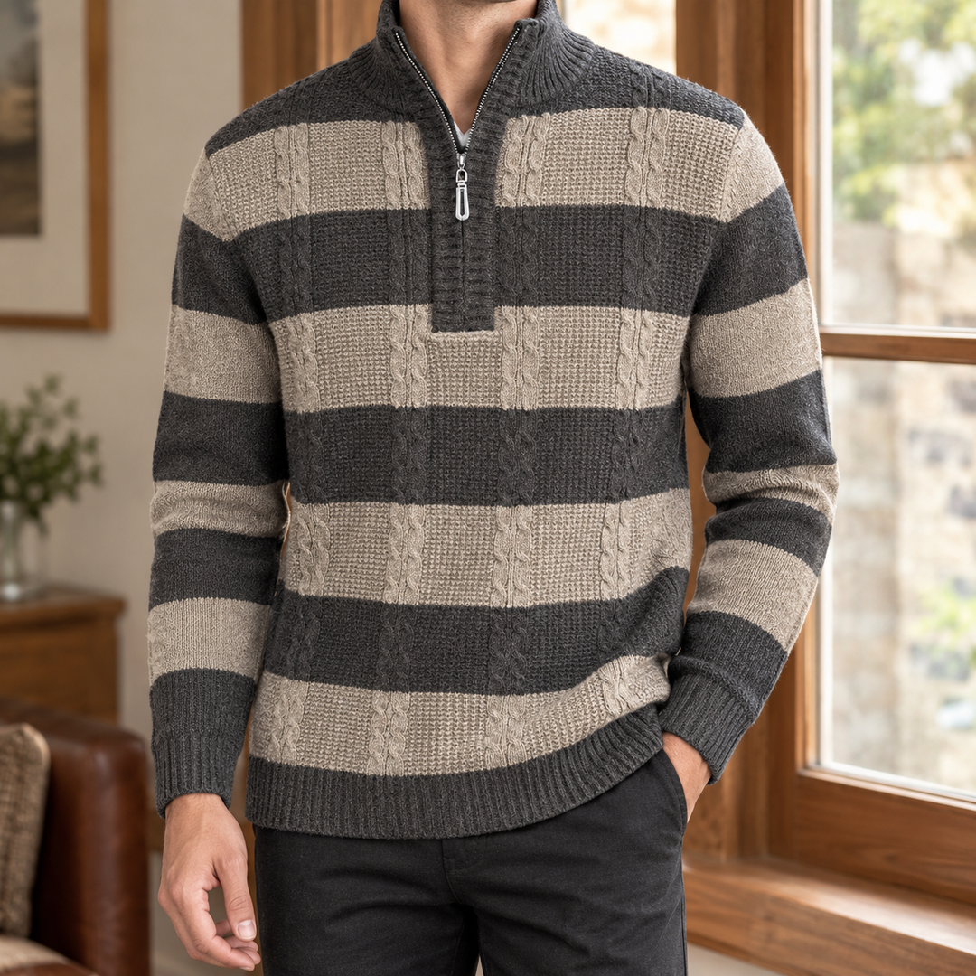 Striped sweater for men