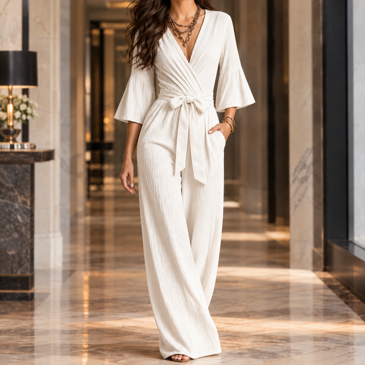 Wrap-Design Jumpsuit for Women