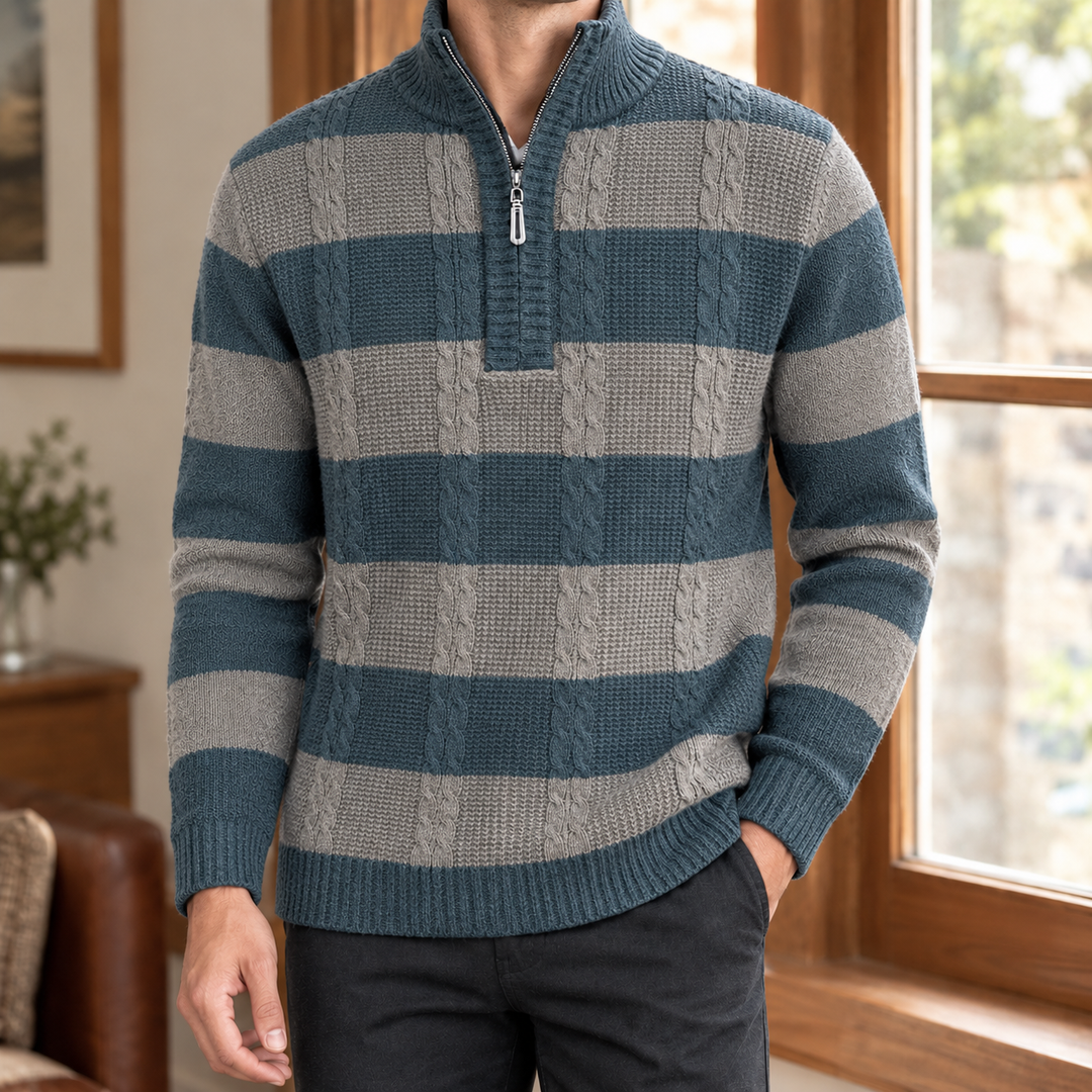 Striped sweater for men