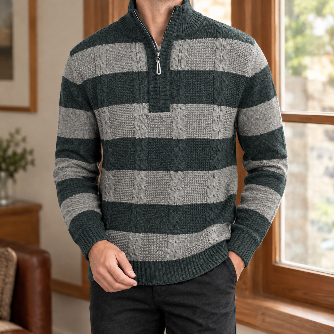 Striped sweater for men