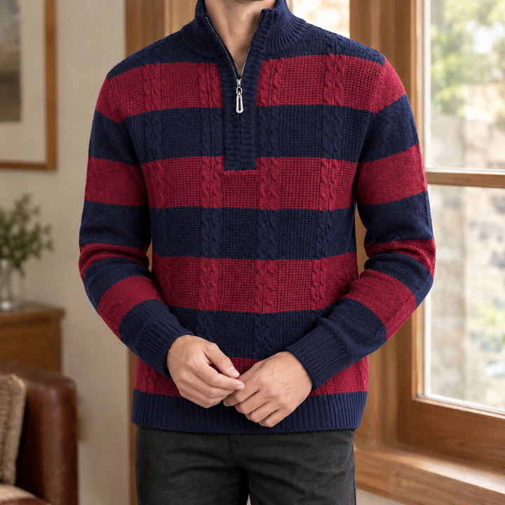 Striped sweater for men
