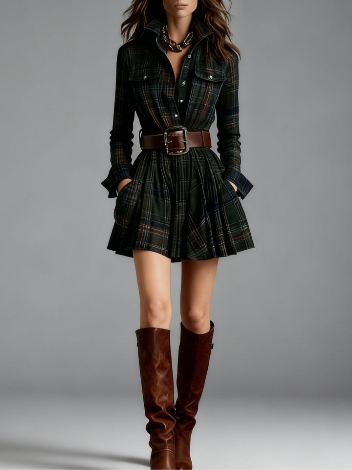 Ternet tweed minidress set for women